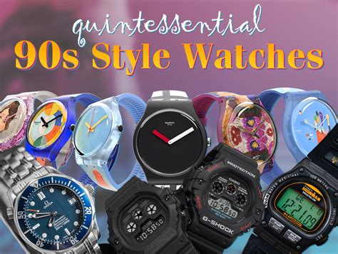 90s style watches